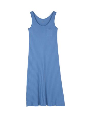 Kleid aus Bio Baumwolle, meerblau