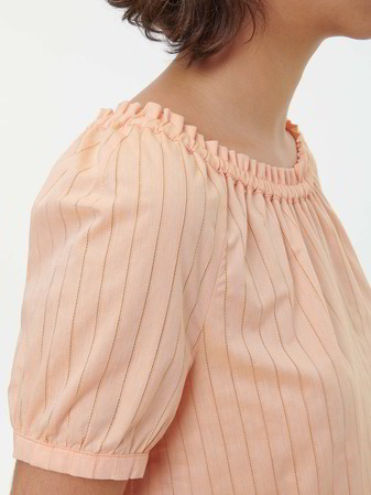 Bluse aus Bio-Baumwolle, 25 peach