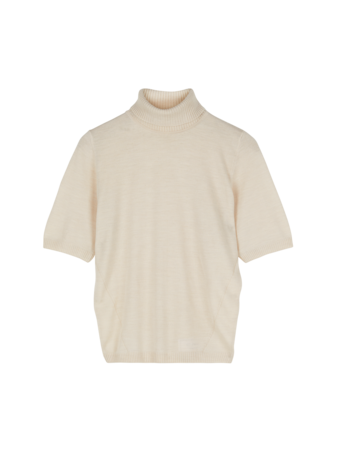 Pullover aus Bio-Wolle, natur melange