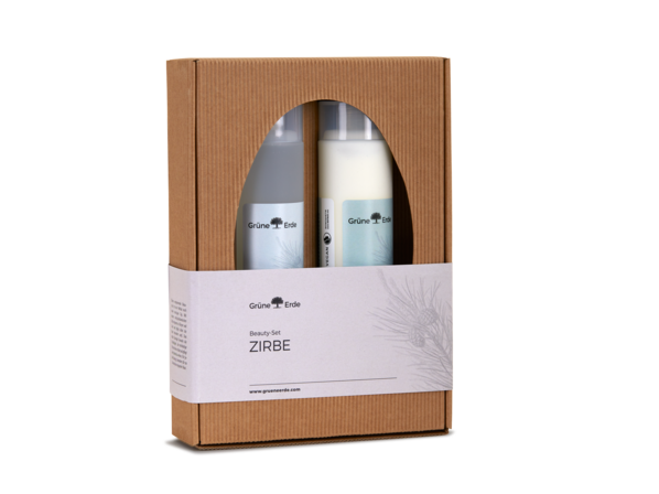 ZIRBE Beauty Set: entspannendes Duschgel & Körperlotion