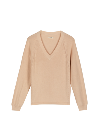 Pullover aus Bio-Baumwolle, creme