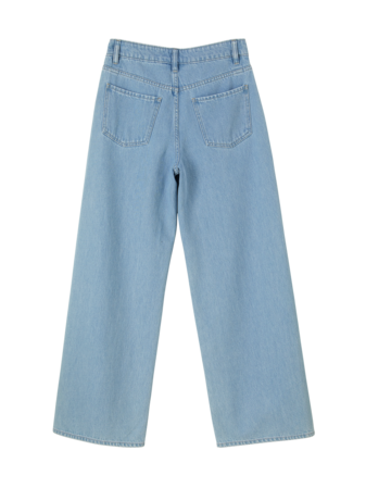 Jeans weites Bein, light blue denim