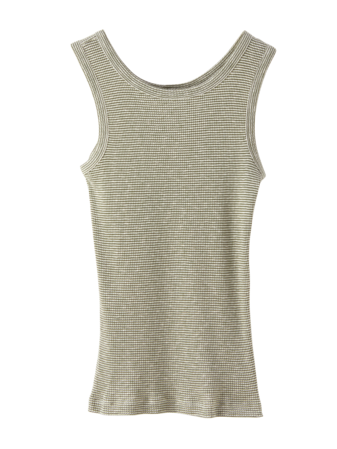 Top Rippe, ringel-rippe natur/zypresse