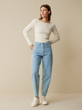 Jeans Relax, light blue denim