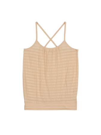 Top aus Bio Baumwolle, creme