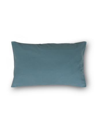 Kissenüberzug ILVA, blau, 100 % Baumwolle, Flanell, GOTS