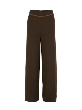 Strickhose aus Yakwolle, espresso