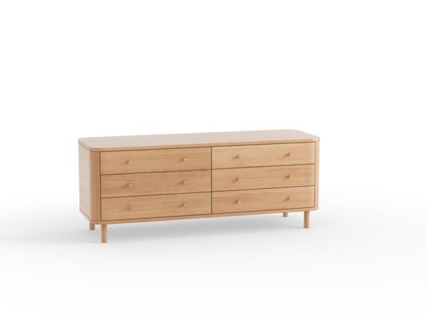 Schrank Tonda 6 Laden, Buche