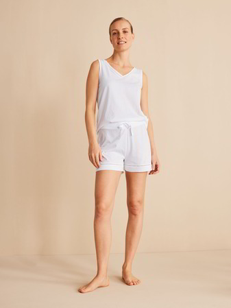 Schlafshort, weiss