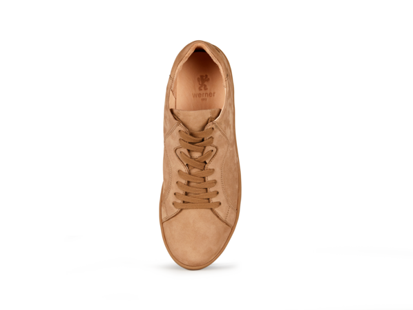 Sneaker aus Bio Leder, dinkel