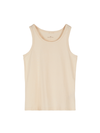 Top undyed aus Bio Baumwolle, natur