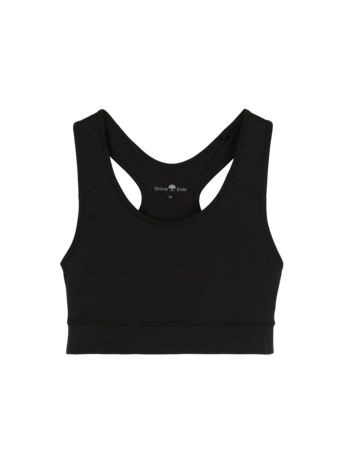 Yoga Bra aus Bio Baumwolle, schwarz