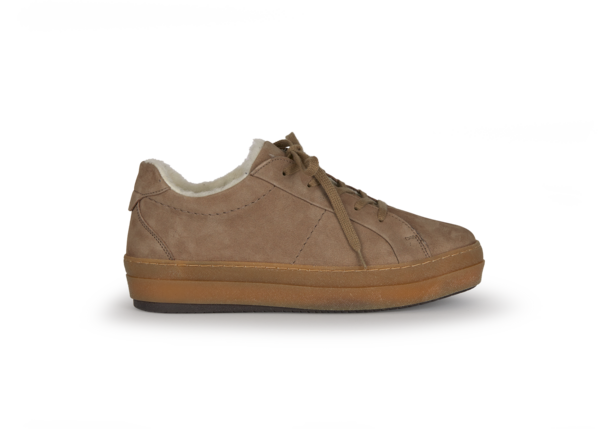 gefütterter Halbschuh, sand