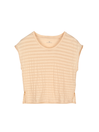 Top aus Bio Baumwolle, creme