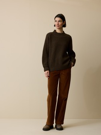 Pullover aus Yakwolle, yak melange