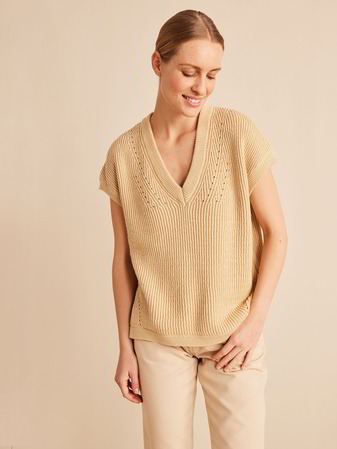 Gr\u00fcne Erde V-Neck Longsleeve Shirt aus Leinen Bio Fair Organic Mode Pullover V-Ausschnitt-Pullover Grüne Erde 