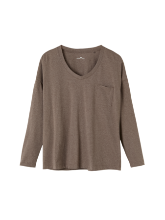 Schlafshirt, kaffee melange