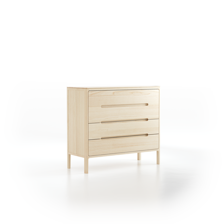 Highboard Tenso, Breite 100.2, 4 Laden, Esche