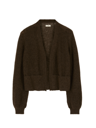 Strickjacke aus Yakwolle, yak mesh