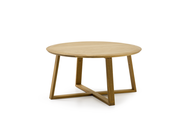 Sofatisch Timo in Eiche Ø 80 x H 40,5 cm