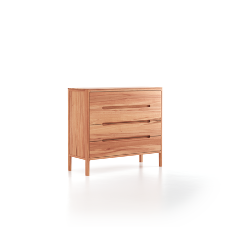 Highboard Tenso, Breite 100.2, 4 Laden, Kernbuche