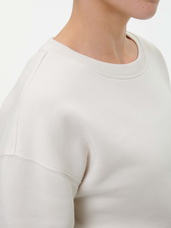 Sweatshirt aus Bio-Baumwolle, 16 perlmutt