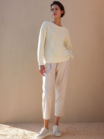 Pullover, weiss