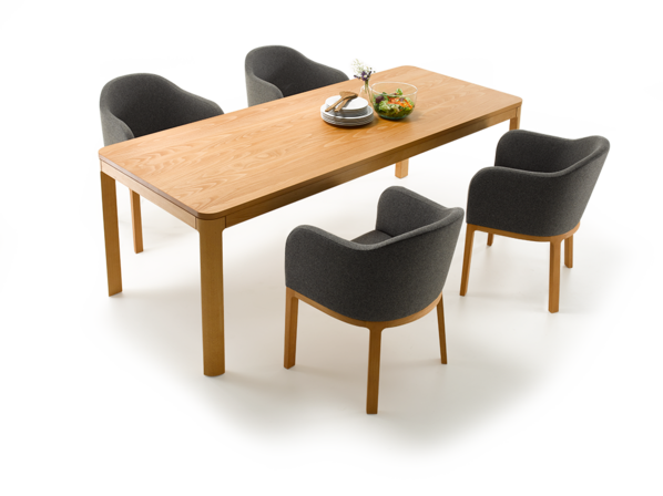 Esstisch Tonda 180 x 90 cm, Buche