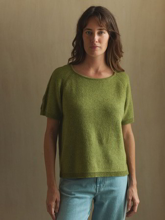Pullover aus Bio-Baumwolle und Wolle, erbsengrün