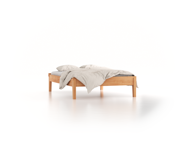 Bett Alpina ohne Betthaupt, 140 x 200 cm, Buche