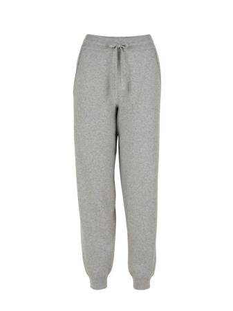 Strickhose aus Bio-Baumwolle und Wolle, grau melange
