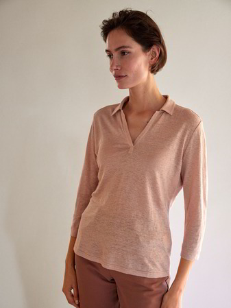 Blusenshirt, sandelholz