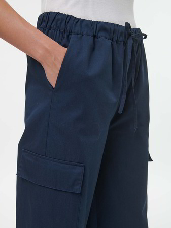 Hose aus Bio-Baumwolle, 38 navy