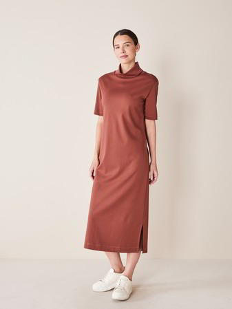 Kleid, 100 % Bio Baumwolle, 26 maroni