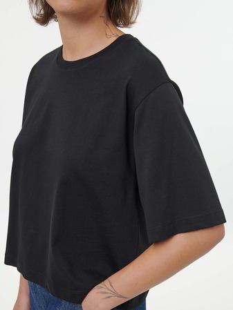 Shirt aus Bio Baumwolle, 01 schwarz