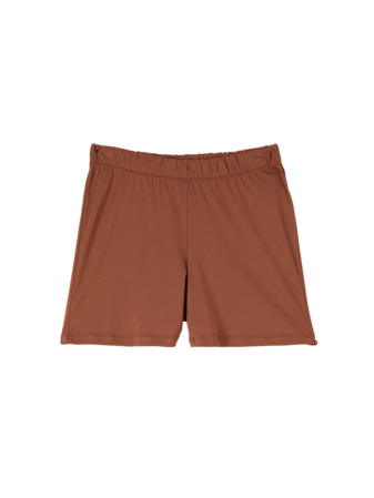 Pyjamashort aus Baumwolljersey, nougat