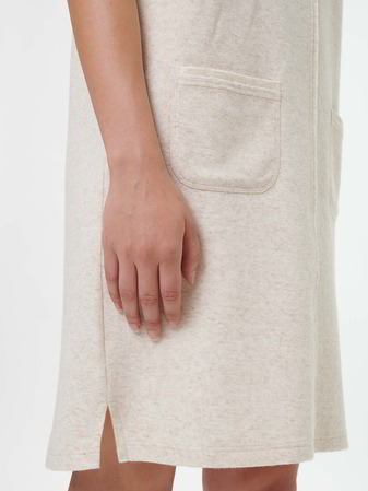 Kleid aus Bio Baumwolle/Hanf, undyed