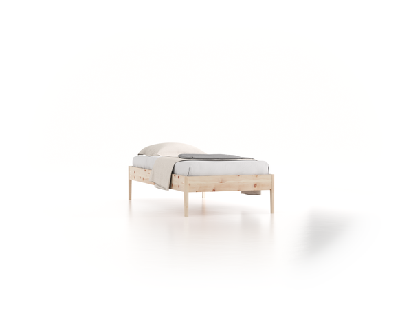 Bett Almeno, 90 x 200 cm, ohne Betthaupt, Zirbe