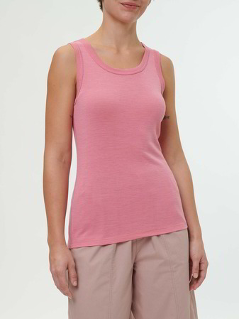 Top aus Bio Wolle, rosen pink