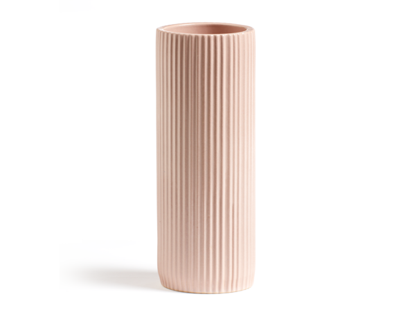Vase aus Keramik, rosé