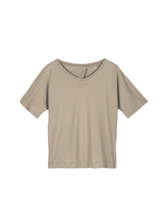 Shirt aus Bio Baumwolle, light khaki