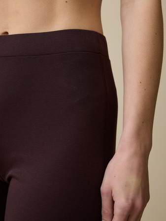 Legging aus Bio Baumwolle, 08 aubergine