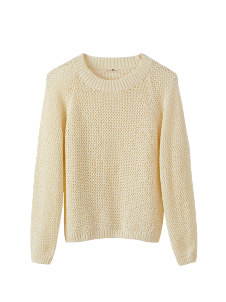 Pullover Langarm, offwhite