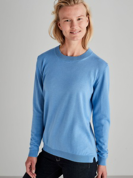 Pullover Rundhals, 31 sky