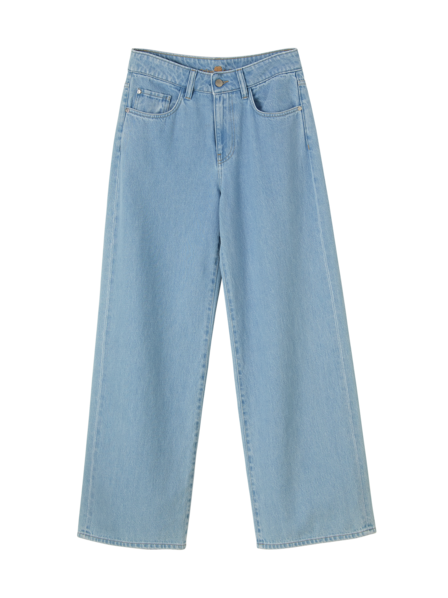 Jeans weites Bein, light blue denim