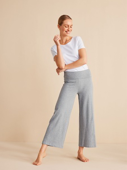 Jazzpant Yoga, grau melange