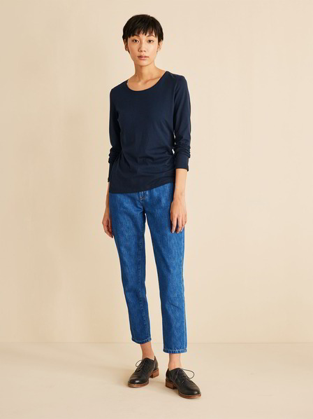 Shirt Langarm, dunkelblau