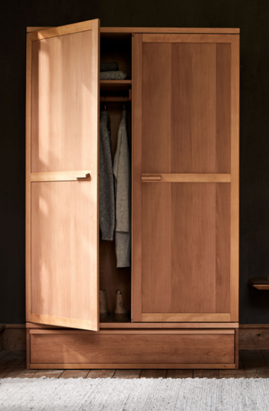 Kleiderschrank Kurami mit Ladenkonsole