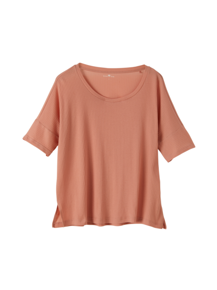 Kurzarmshirt, papaya