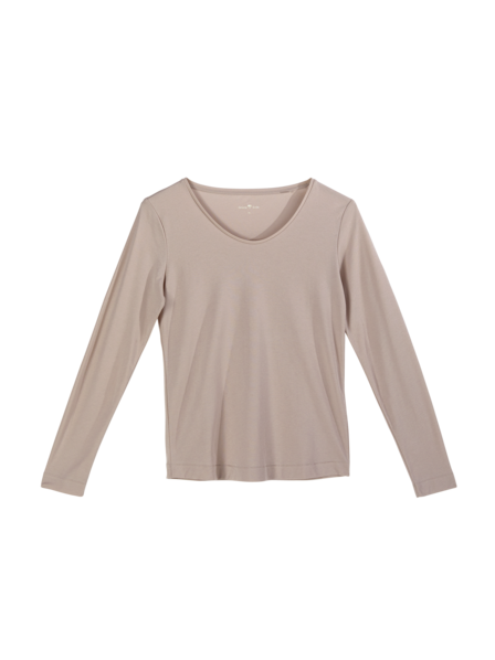 Shirt Langarm, stein